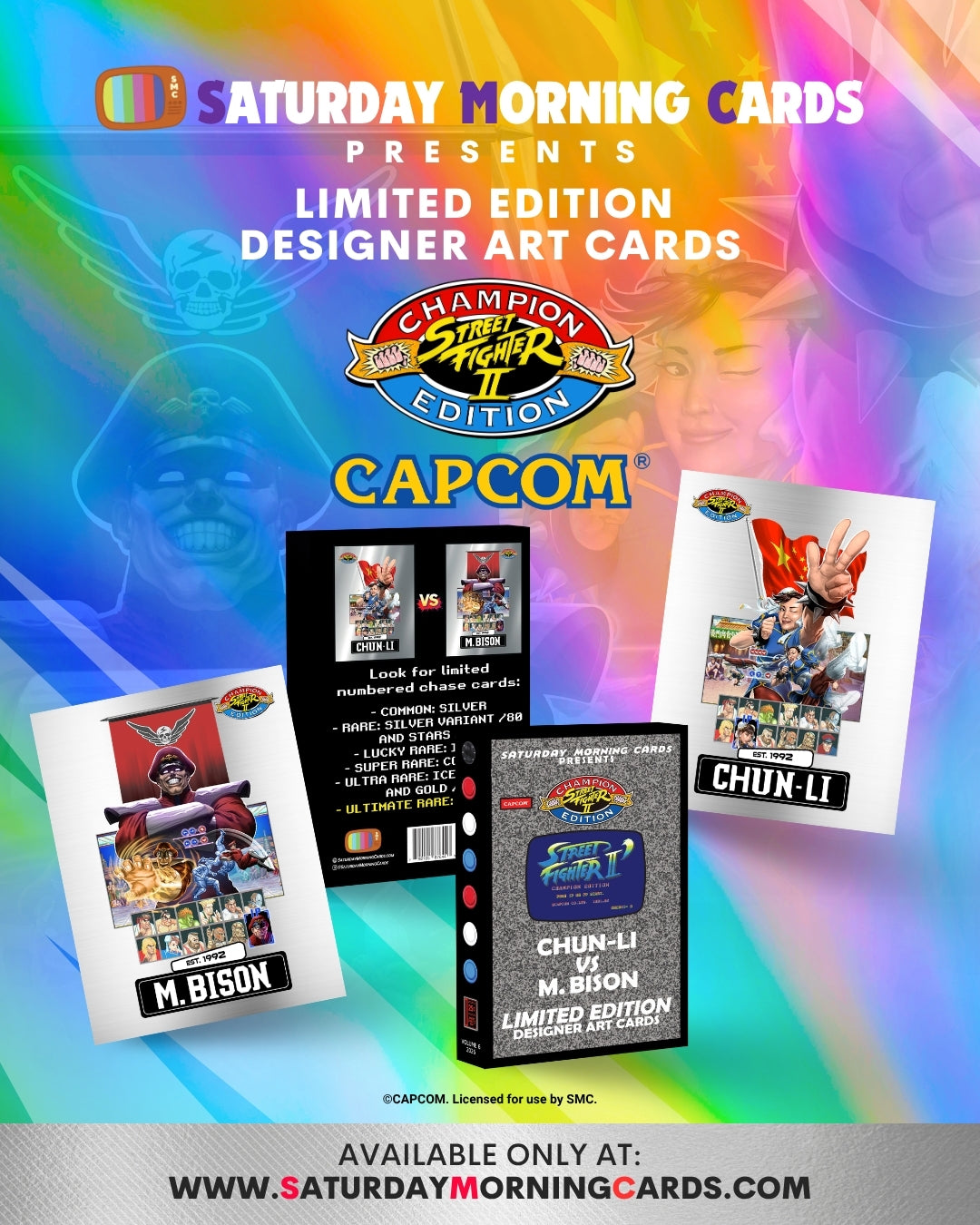 Street Fighter Vol. 5 Chun-Li vs. M. Bison (Two Cards Per Box