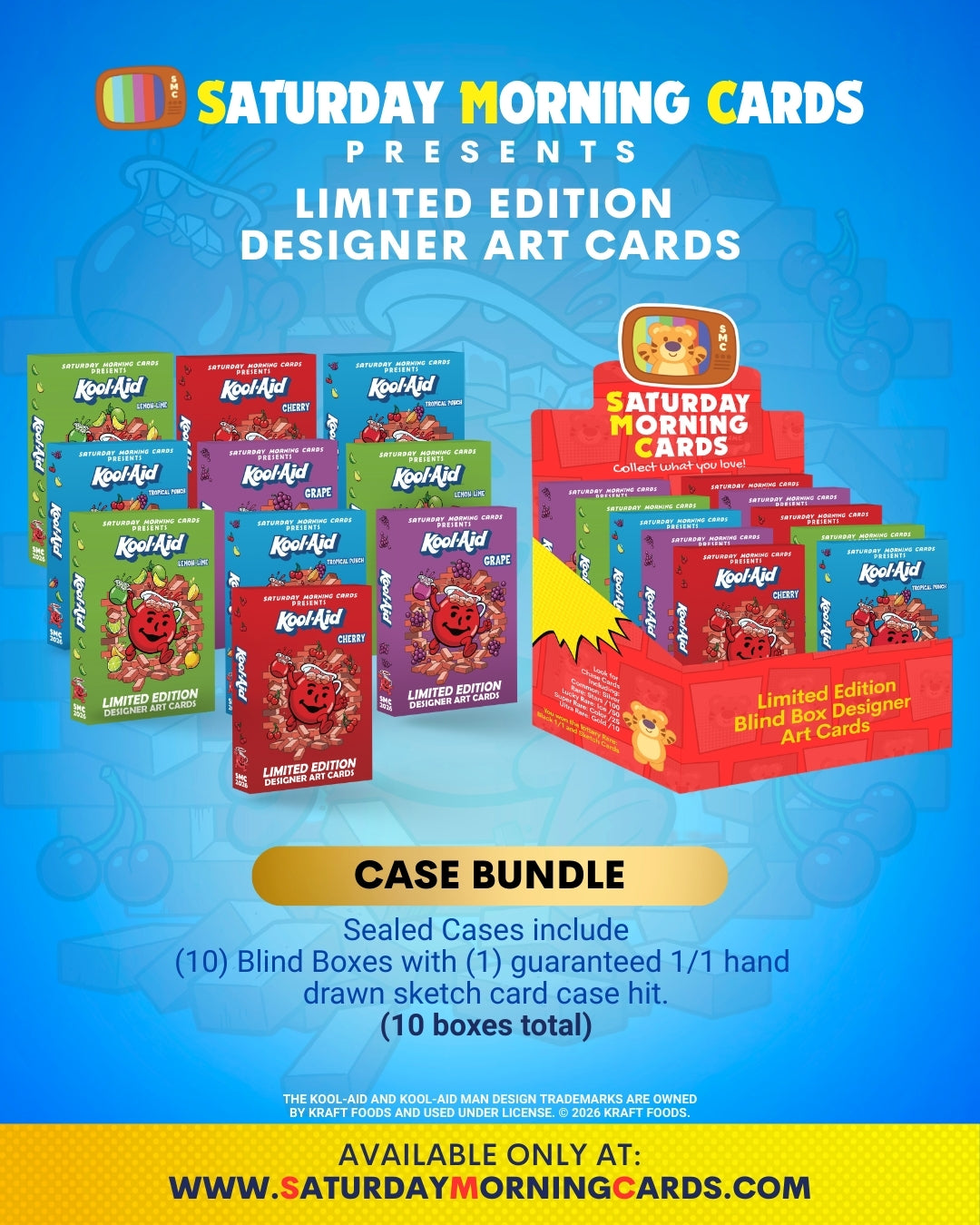 Kool-Aid Man Sealed Case – 10 Single-Card Boxes – Saturday Morning