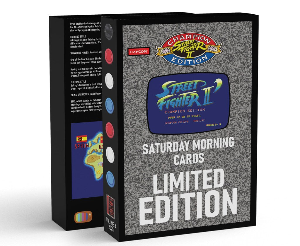 超希少 8種 セット ストリートファイター  ミニ カード バルログ ケン Street Fighter Vol 3 Ken vs. Balrog – Saturday Morning Cards