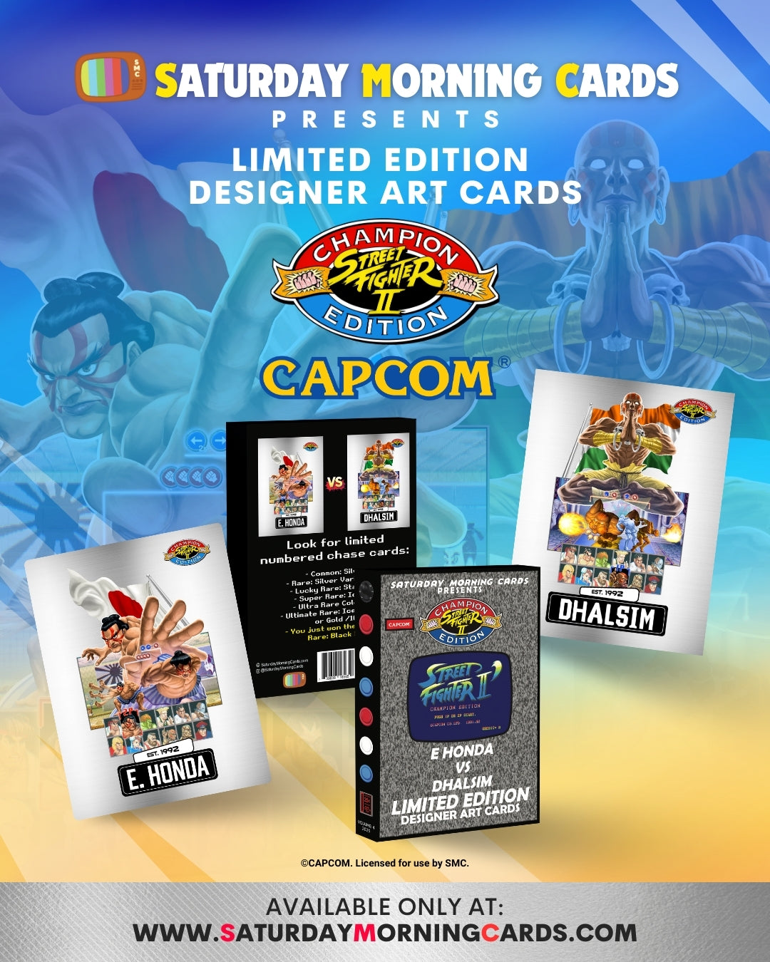 Street Fighter Vol. 4 E.Honda vs Dhalsim – Saturday Morning Cards