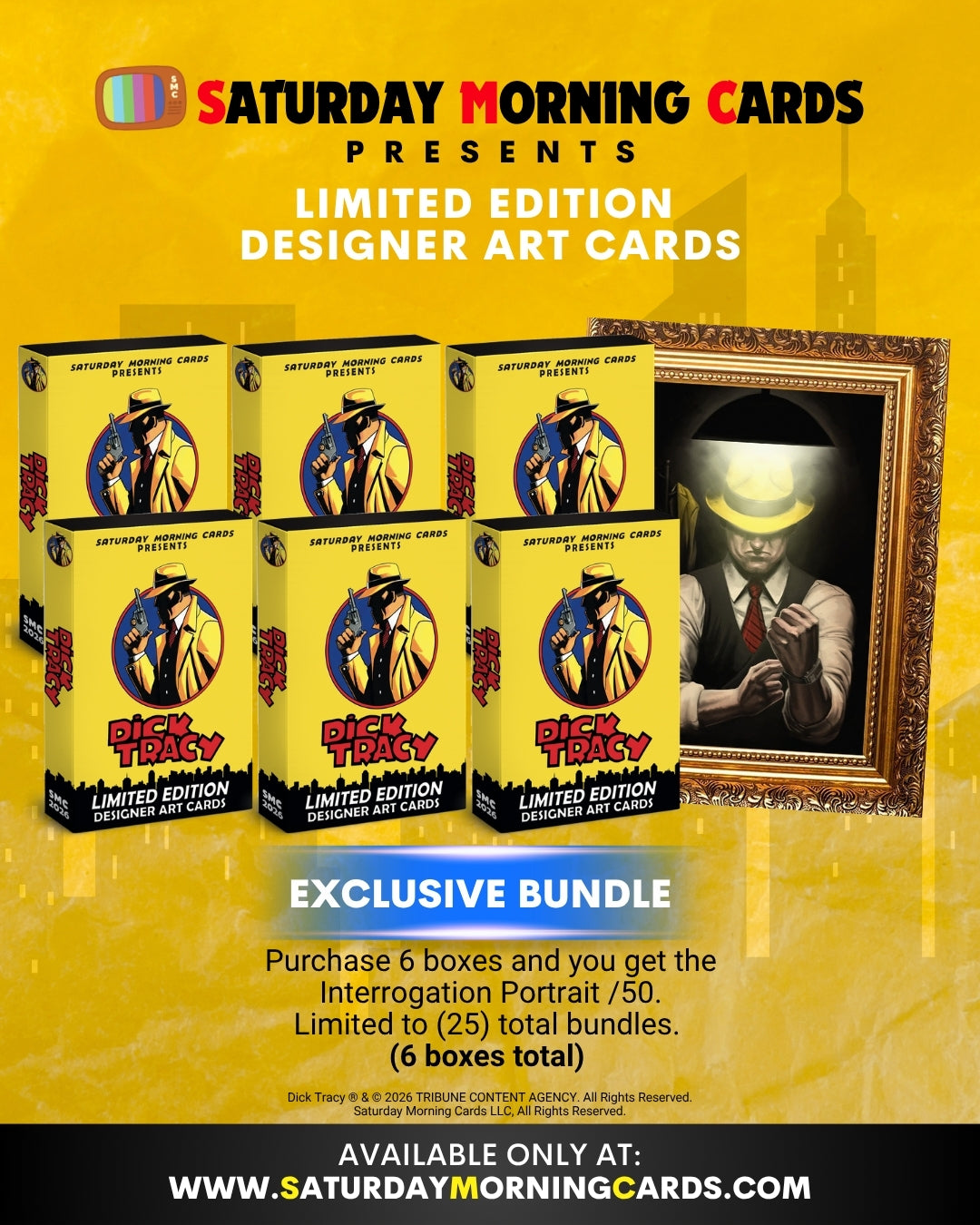 Dick Tracy Exclusive Bundle – 6 Single-Card Boxes – Saturday