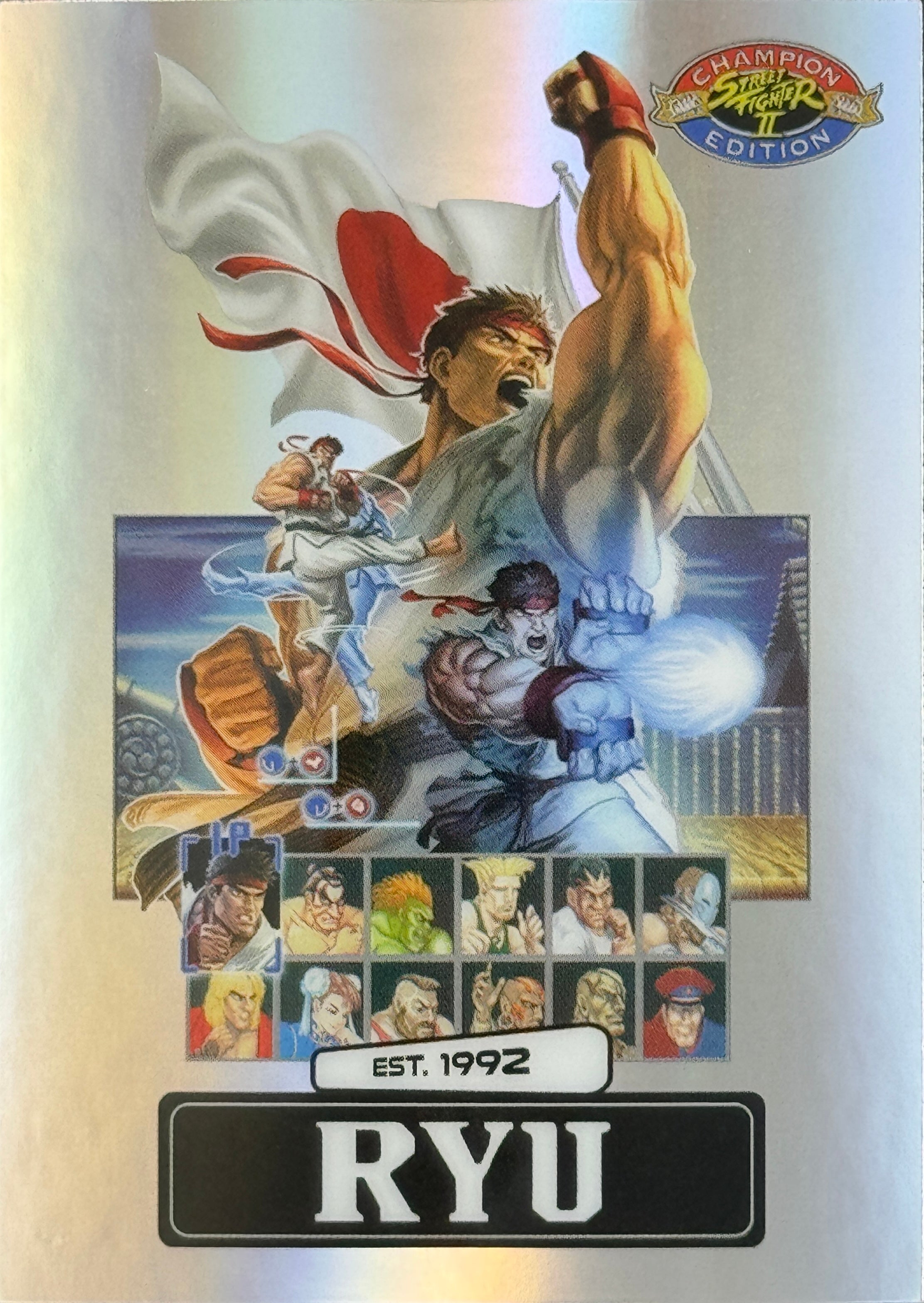 Street Fighter Vol 2. Ryu vs. Sagat – Saturday Morning Cards