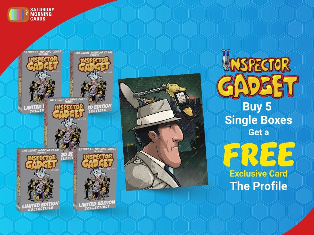 Card Inspector Major Inspector Gadget Bundle (5 Single Cards + FREE Exclusive PROFILE CARD ...
