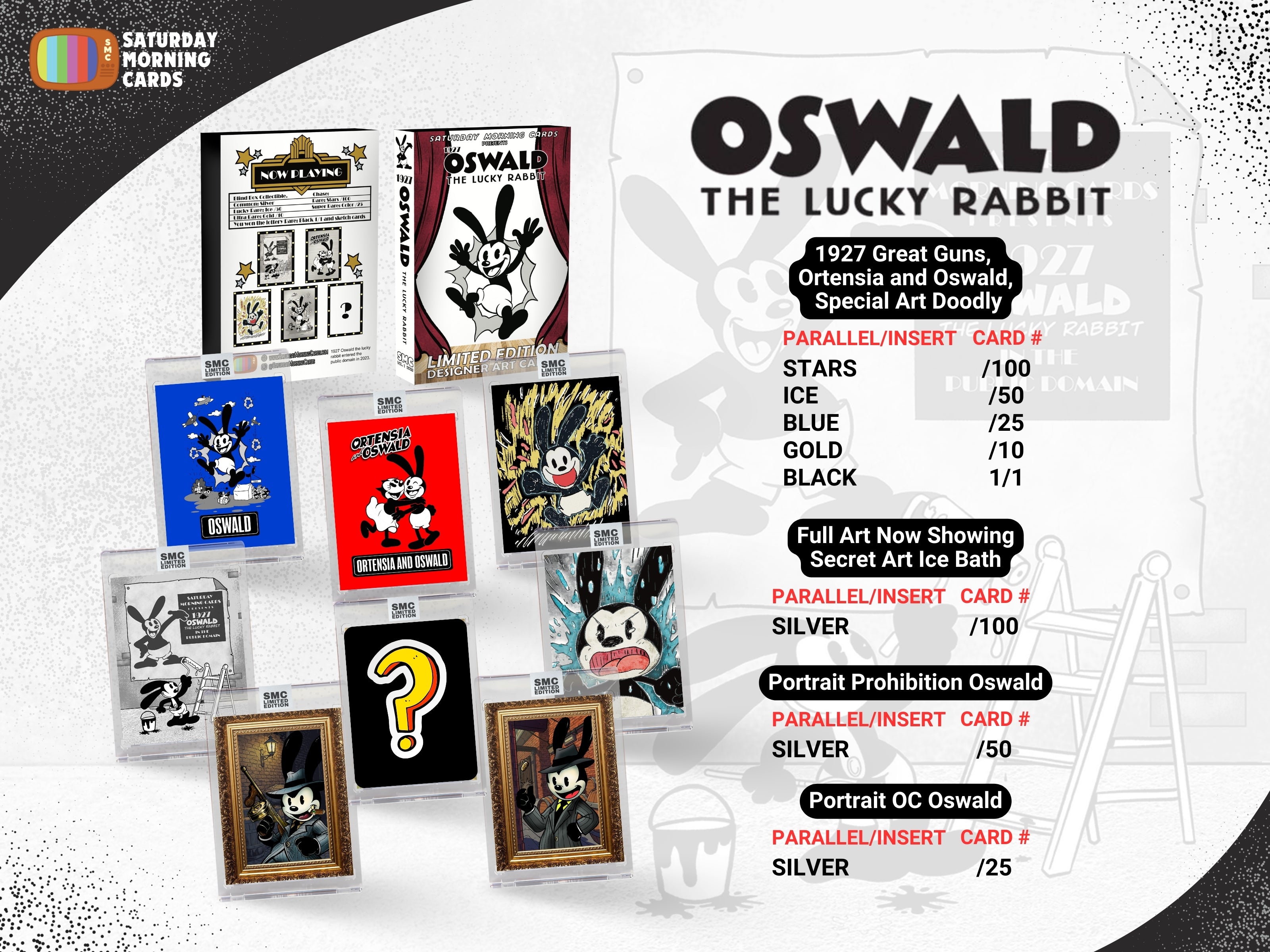 Oswald The Lucky Rabbit Exclusive Bundle (6 Single Cards includes