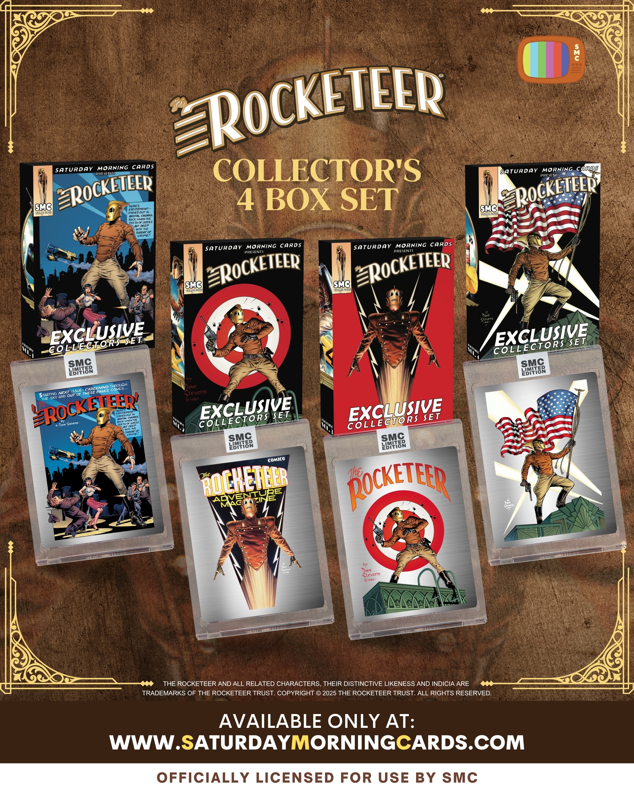 Rocketeer Dave Stevens Collectors Set SDCC Exclusive (4 Card Box